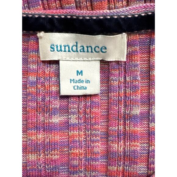 Sundance Legends 3/4 Sleeve Pink Spacedye Top, Medium - Picture 6 of 7